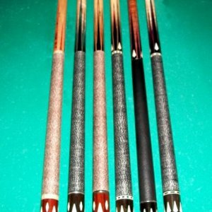 Chad Carter cues for sale