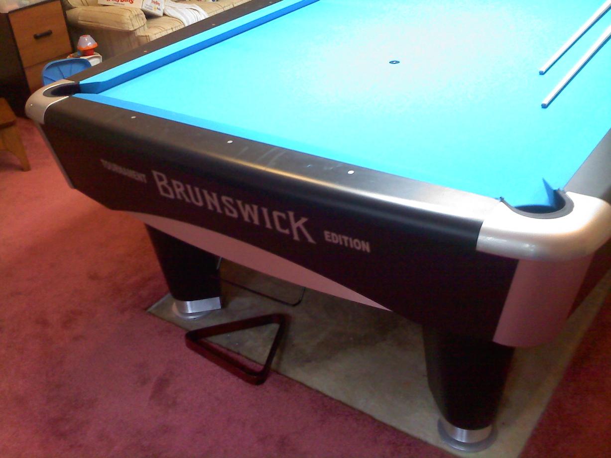 Brunswick Foot Metro Tournament Pool Table ubicaciondepersonas.cdmx