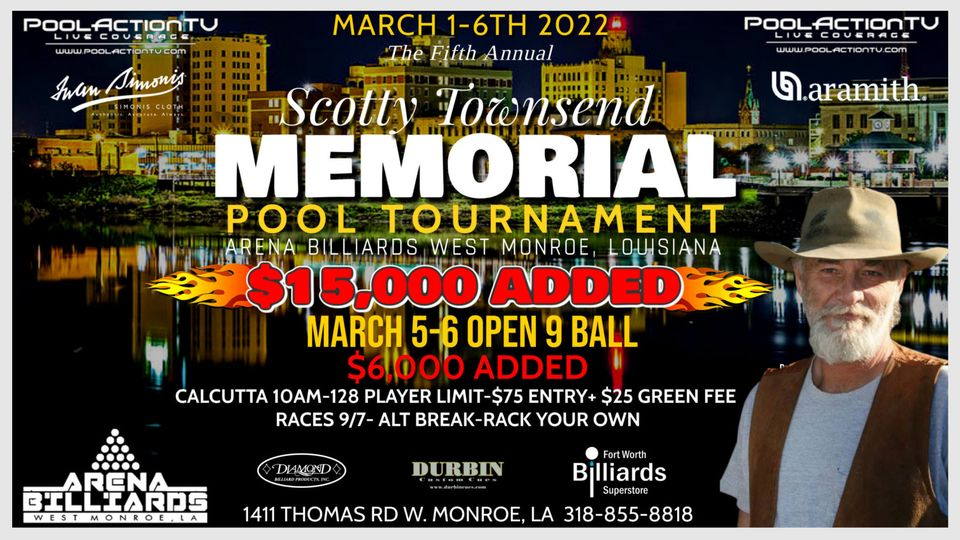 Scotty Townsend Memorial Updates Page 7 AzBilliards Forums