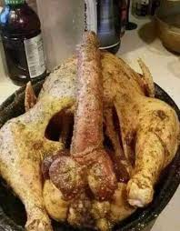 Center the neck and gizzards in your turkey