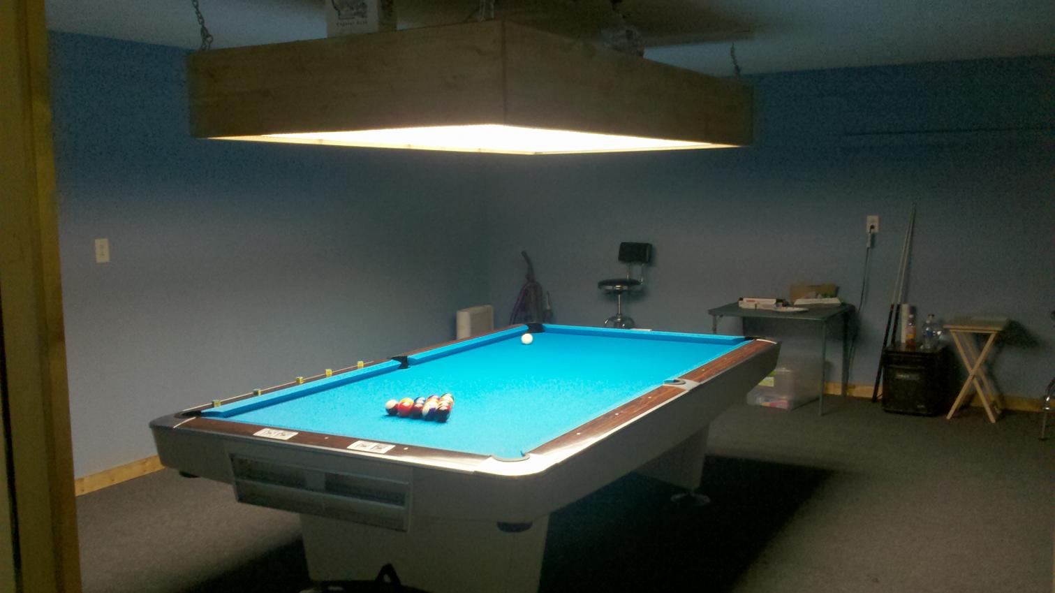 How To Make Homemade Pool Table Light