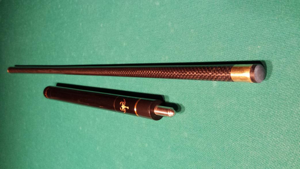 Scorpion jump cue with Samsara hard leather jump break tip