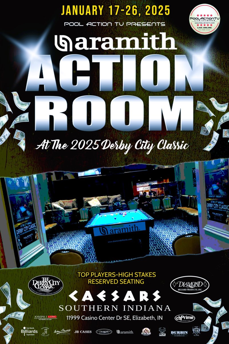 Aramith Action Room at the 2025 Derby City Classic AzBilliards Forums