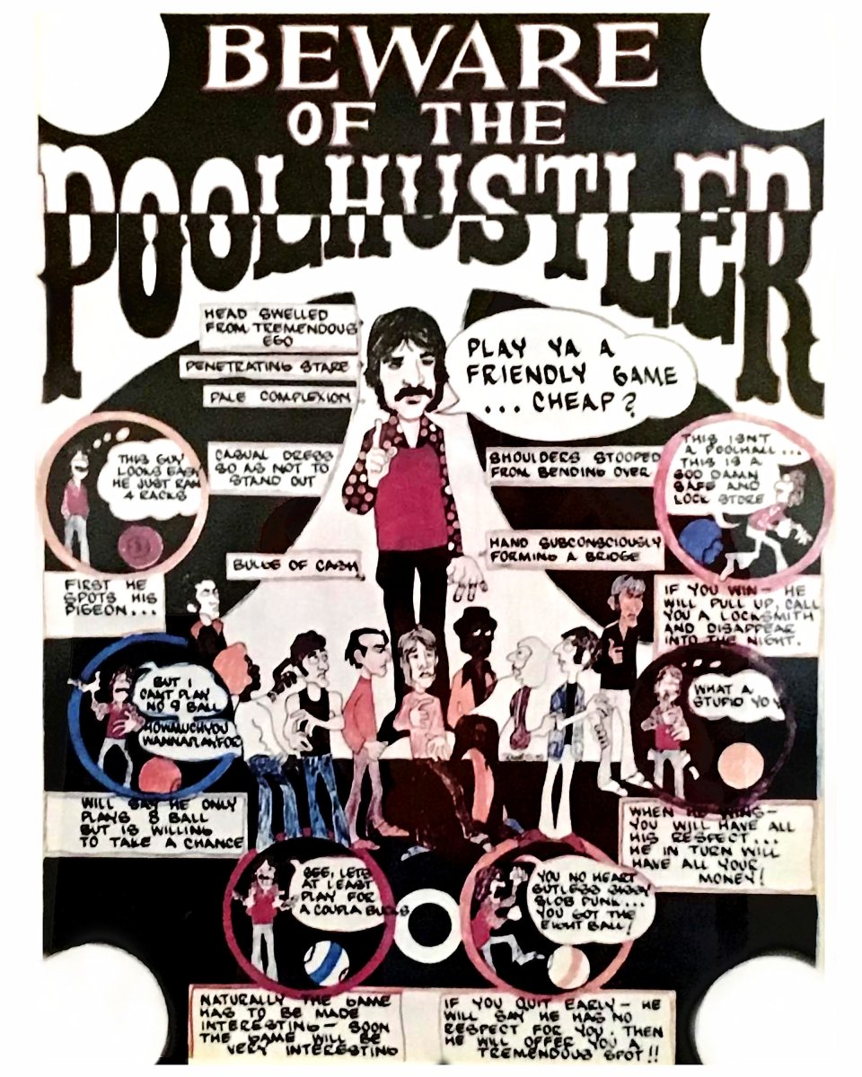 Beware of the Pool Hustler 8x10 Enhanced Small.jpg