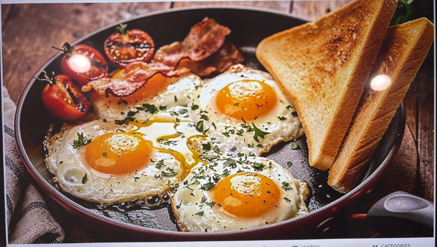 breakfast eggs bacon toast tomatoes.png