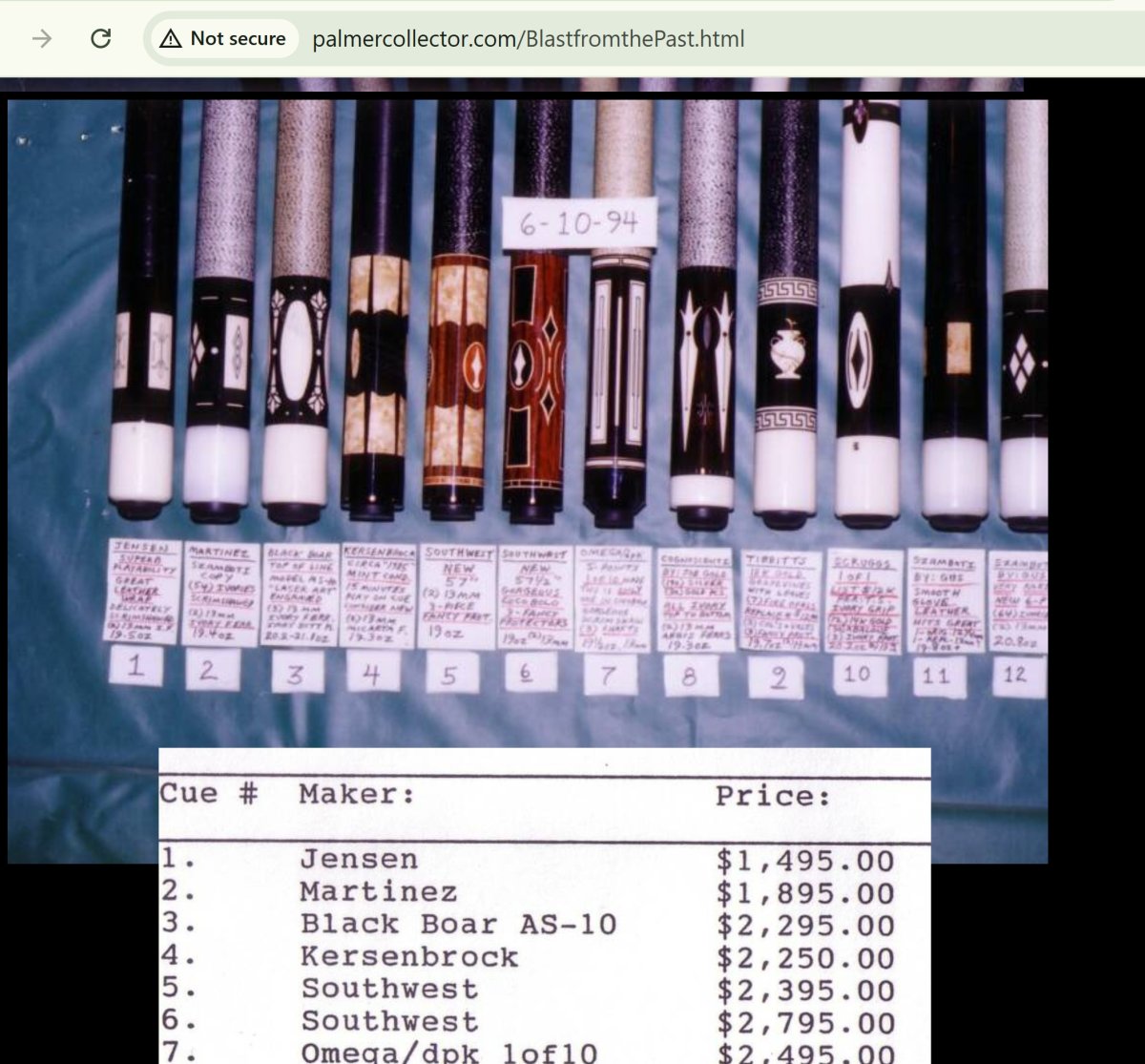 Cues for sale years ago.jpg