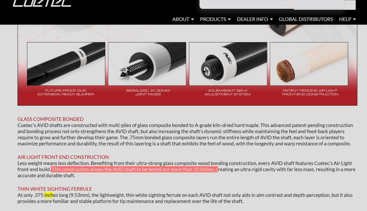 Cuetec Avid shaft.jpg