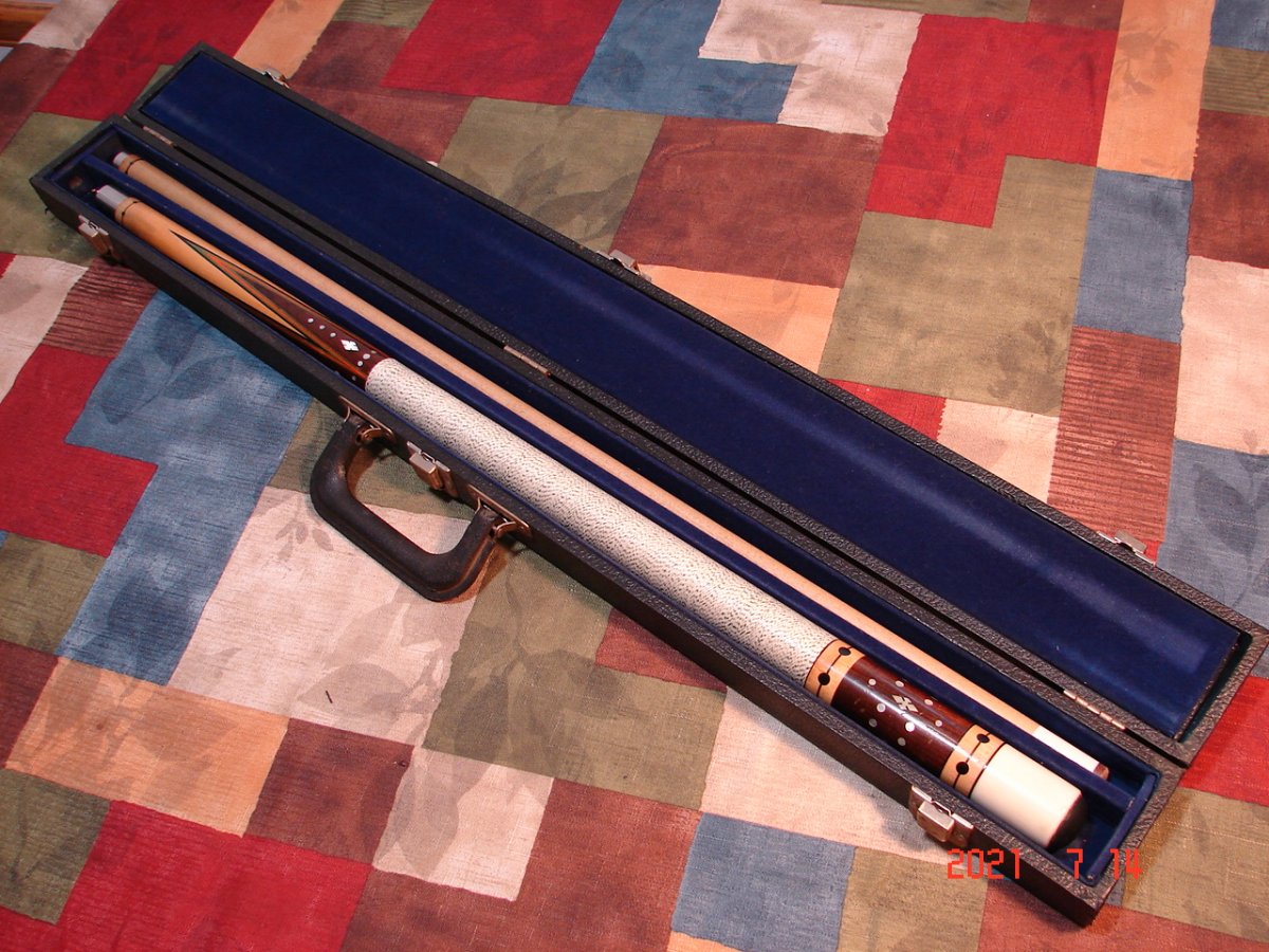 ☆70's☆Adam cues 【FG4-DIRK】パープルハート18山 - ビリヤード ☆70's☆Adam cues 【FG4-DIRK】パープルハート18山 - ビリヤード