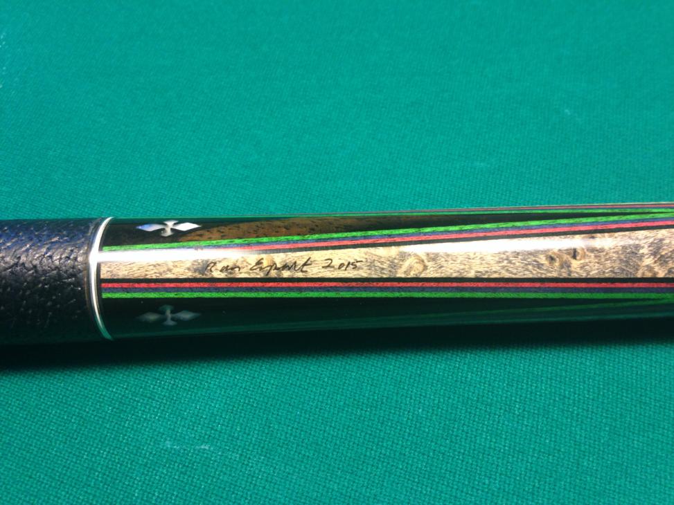 Russ Espiritu SBX 2015 #8 Custom Cue w/ XP-II Shaft Russ Espiritu SBX 2015 #8 Custom Cue w/ XP-II Shaft