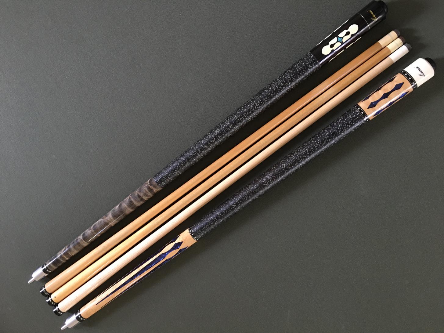 Vintage 314 shaft with older set of Lucasi Cues