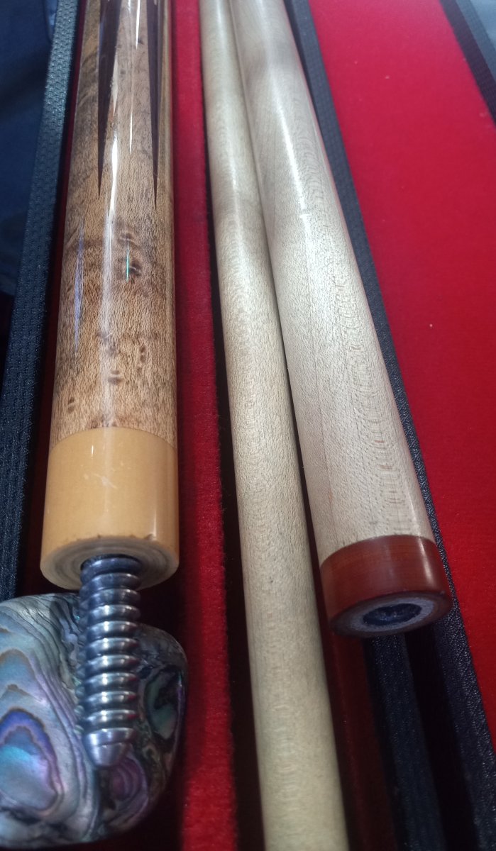 完璧すぎるが故三度も Bert Schrager Classic 6-Point Unsigned Cue.. Seeking Info ビリヤード