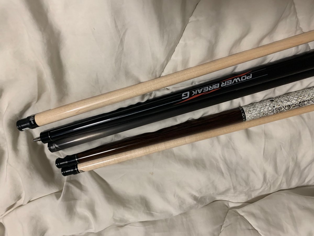 Mezz Playing cue set (EC7 plus Power G Break cue)!!!! 1700 Mezz Playing cue set (EC7 plus Power G Break cue)!!!! 1700