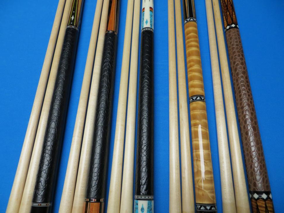 ビリヤード JD CUSTOM CUE Beautiful Custom 8-pt Ebony cue by JD custom cues 3 shafts 8