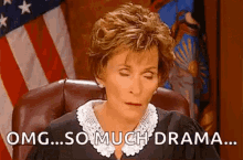 Judge Judy So Much Drama tenor.gif