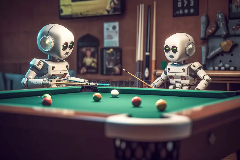 two-robot-friends-playing-pool-billiard-table-game-together-generative-ai-274335124.webp