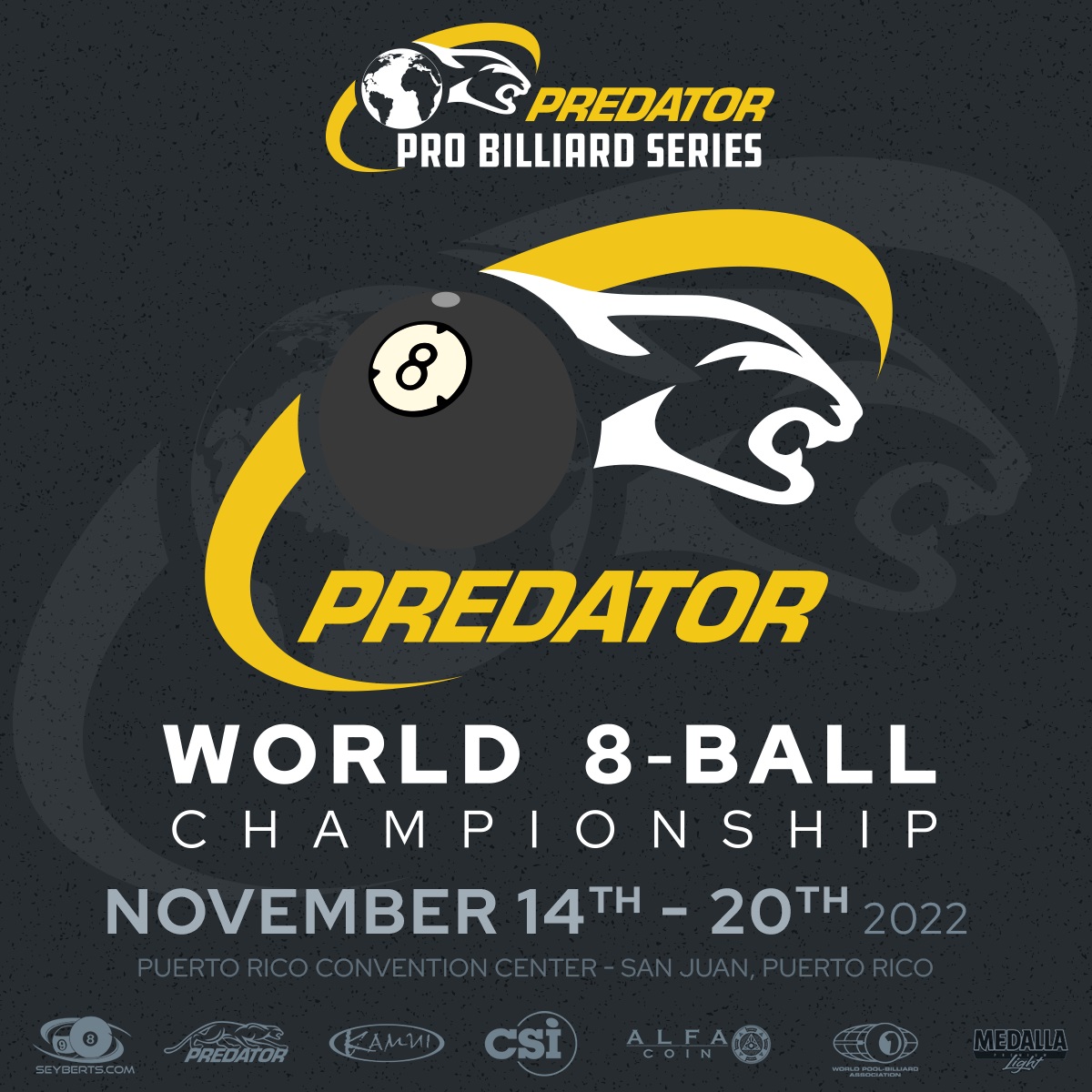 Predator brings back World 8 Ball Championship (1420 Nov2022