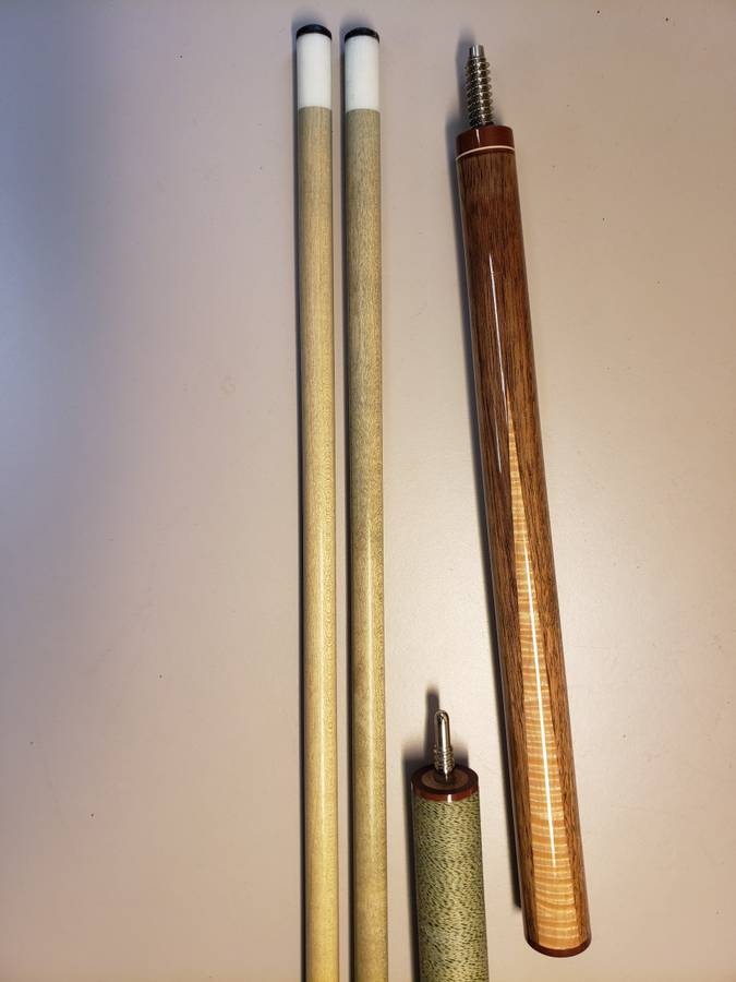 Help Dating Cue & Why Does A Jump/Break Have 2 Shafts? (Woodworth