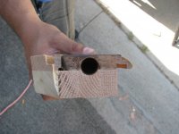 Drilling for the pockets and adding the cloth relief (5).JPG