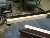 Drilling rail bolt holes, and fitting the cushion blocks (7).JPG