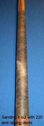 Hoppe Cue restore sanding.jpg