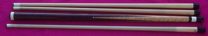 McDaniel MacAttack whole cue and 3 shafts.jpg McDaniel MacAttack whole cue and 3 shafts.jpg