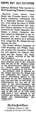 1938 Hoppe vs Cochran vs RJ Reynolds.jpg