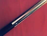 Bustamante Black Boar Cue Forearm.jpg
