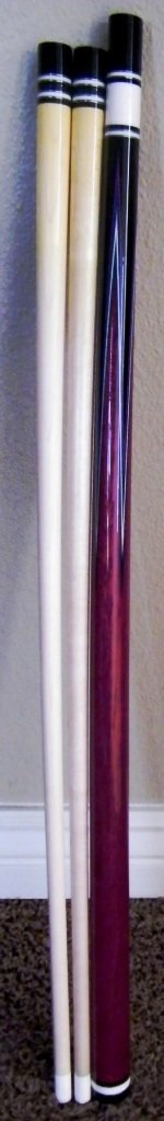 pfd cue and two shafts upright.jpg