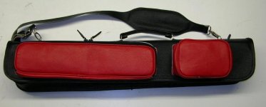 Butterfly Textured Black Leather(glossy) w-Red Pouches.jpg