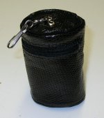 Cue Ball Case-Black Genuine Lizard.JPG