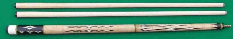 Maple & Ivory cue and shafts.JPG