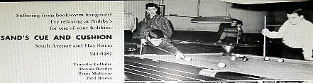 Sands cue & cushion.jpg