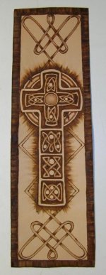 Celtic Cross #3 Cue Tattoo Leather Wrap.jpg