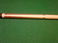 The Cat Custom Cue forearm.jpg