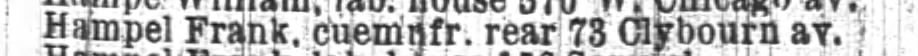 1885 Frank Hampel Cuemaker Chi Directory.jpg