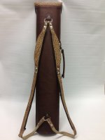 2x4 Brown with Sand Bullhide Accents and Solo Strap back view 2.jpeg 2x4 Brown with Sand Bullhide Accents and Solo Strap back view 2.jpeg