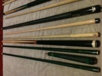 our cues for sale.jpeg