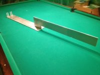 Pool billiard doug carter stroke trainer cue stick pool table