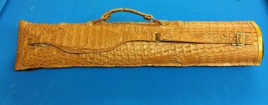 2x4 Envelope Case-Genuine Crocodile Back Honey Brown 2.jpg