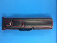 3x6 Black w Red Piping Envelope Case front.jpeg