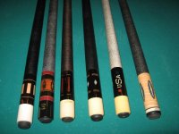 ビリヤード JOSS Custom Cues 1983 White Letter Logo ビリヤード JOSS