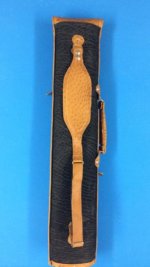 2x4 Genuine Ostrich and Black Bullhide Envelope Case 2.jpg