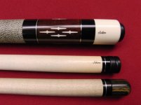 SCHON ROSEWOOD & EBONY POOL CUE  4.jpg