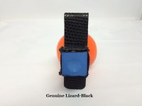 Magnetic Chalk Clip-Genuine Lizard Black 1.jpg