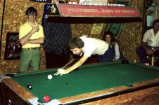 Frank Thompson (aka Bird) shooting as Dick Lane watches.jpg