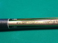 ■ Espiritu 1999 / Custom Cue Espiritu Custom Cues 2002 Birdseye 14 mountains Billiard Cue