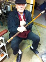 Stew Mortson and my EEwrap cue.jpg
