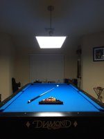 led panel pool table light