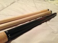 2011 DARRIN HILL CUSTOM CUE RARE INLAYS EBONY IVORY 6.jpg