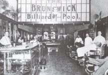 THE BRUNSWICK Billiards and Pool. Marysville, California. (1940s).JPG